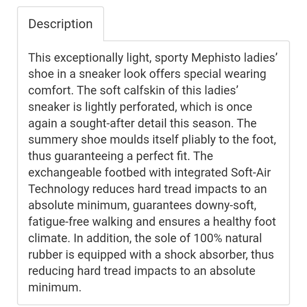 Mephisto Rebeca Perf in Steel Bucksoft - Picture 7 of 8